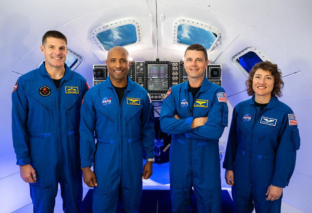 The Artemis II crew 