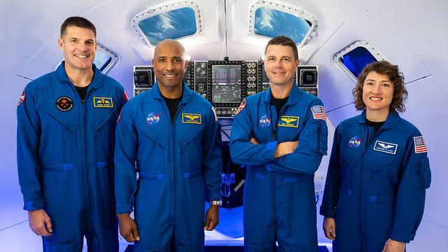 The Artemis II crew 