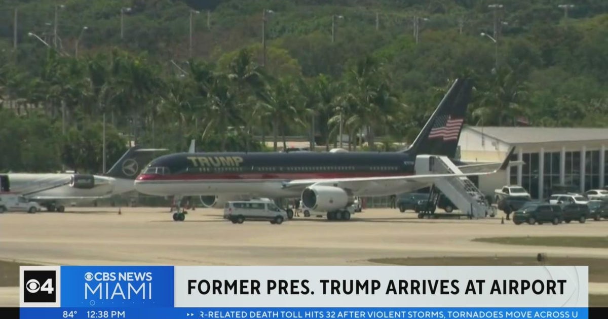 Trump flies to New York for his arraignment on Tuesday