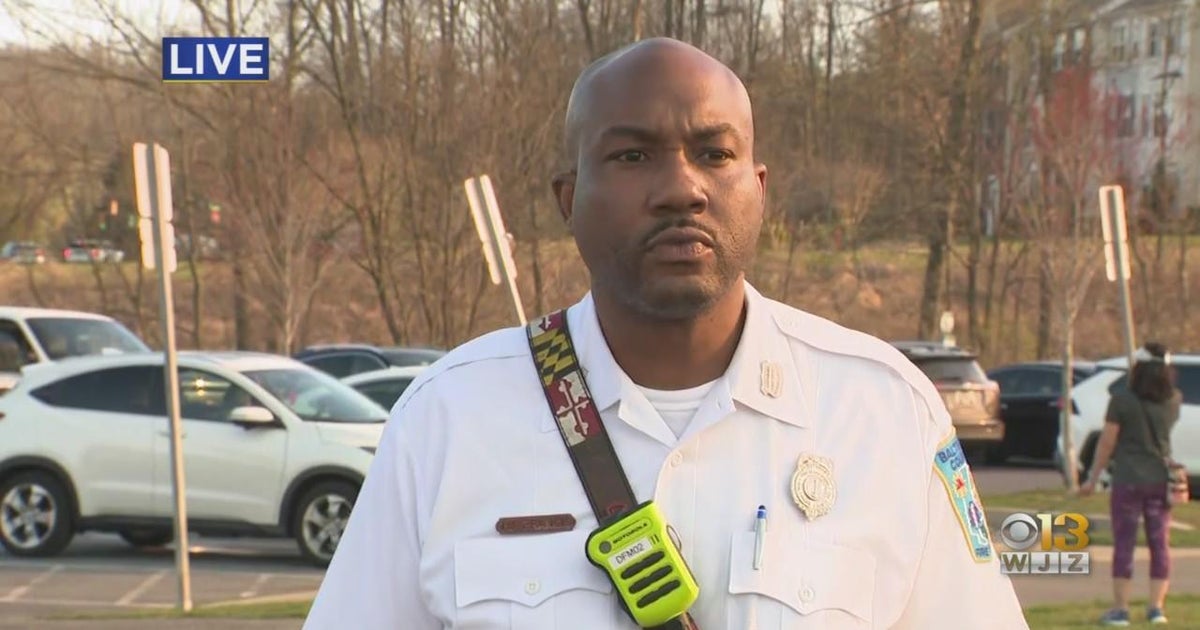 Large brush fire spreading within Soldiers Delight Park in Owings Mills