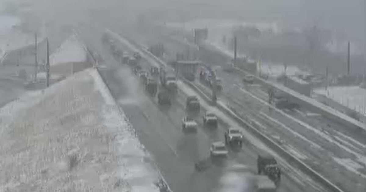 Northbound lanes of I-25 reopen at Castle Rock after crash - CBS Colorado