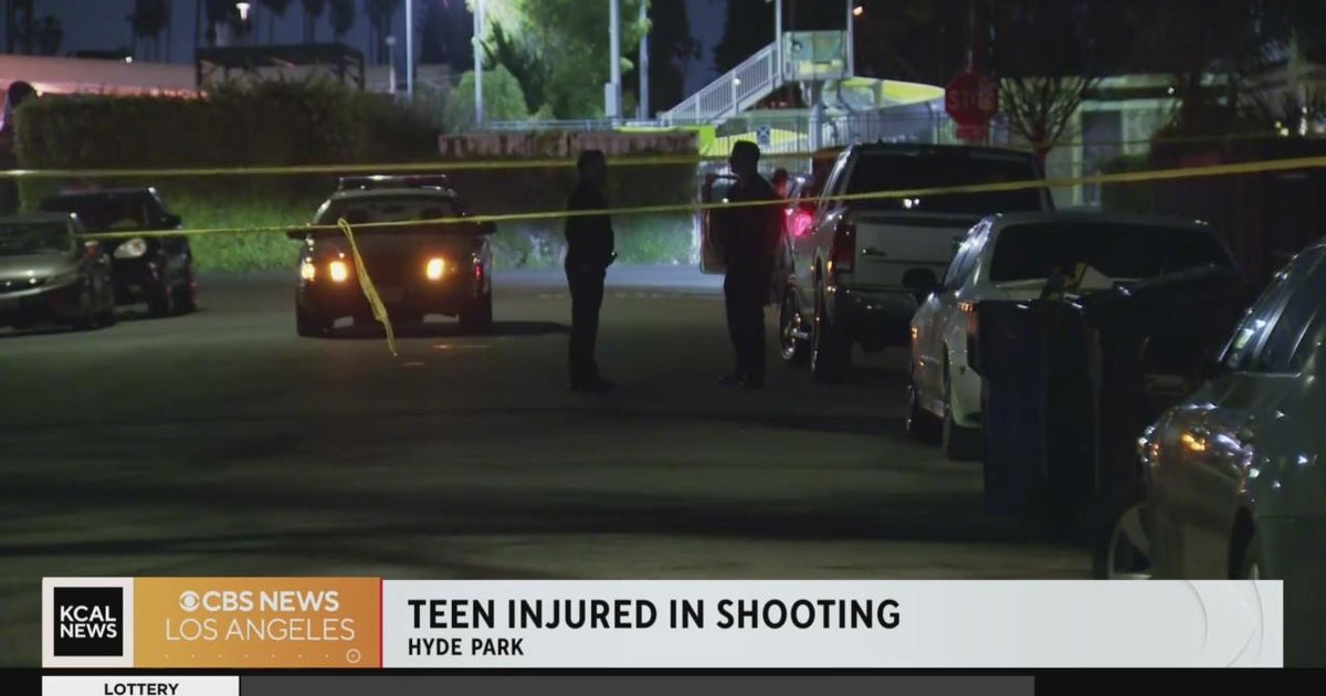 Teen hospitalized in Hyde Park shooting CBS Los Angeles