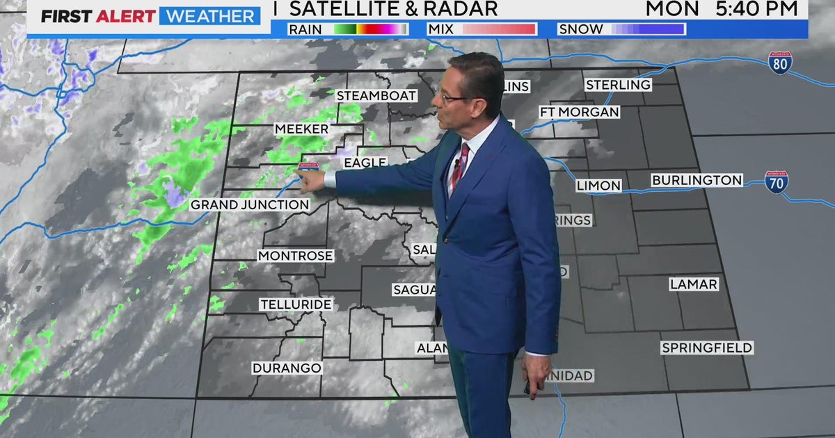 Cold, wind and snow pushing in for Tuesday - CBS Colorado