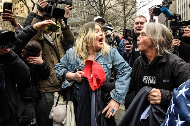 Former US President Donald Trump Attends Court For Arraignment 