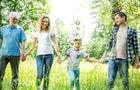 Happy Family With Child. 