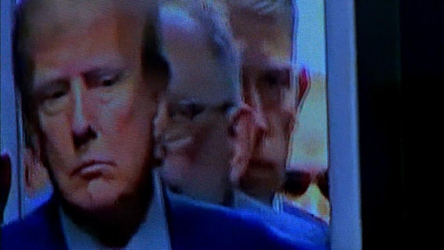 Trump - court sketch from indictment 