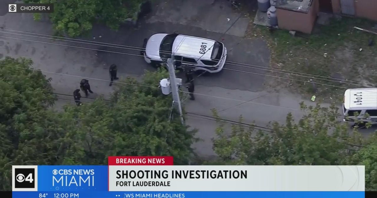 Fort Lauderdale police investigate shooting - CBS Miami