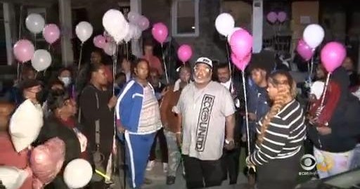 Vigil held for twin girls killed in Upper Darby house fire - CBS ...