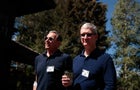Bob Iger and Tim Cook 