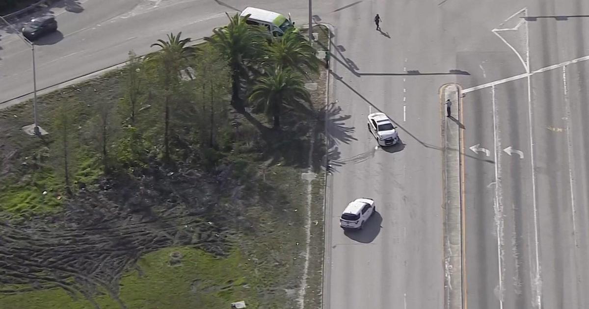 Miami-Dade law enforcement officer hospitalized next crash in Hialeah Gardens