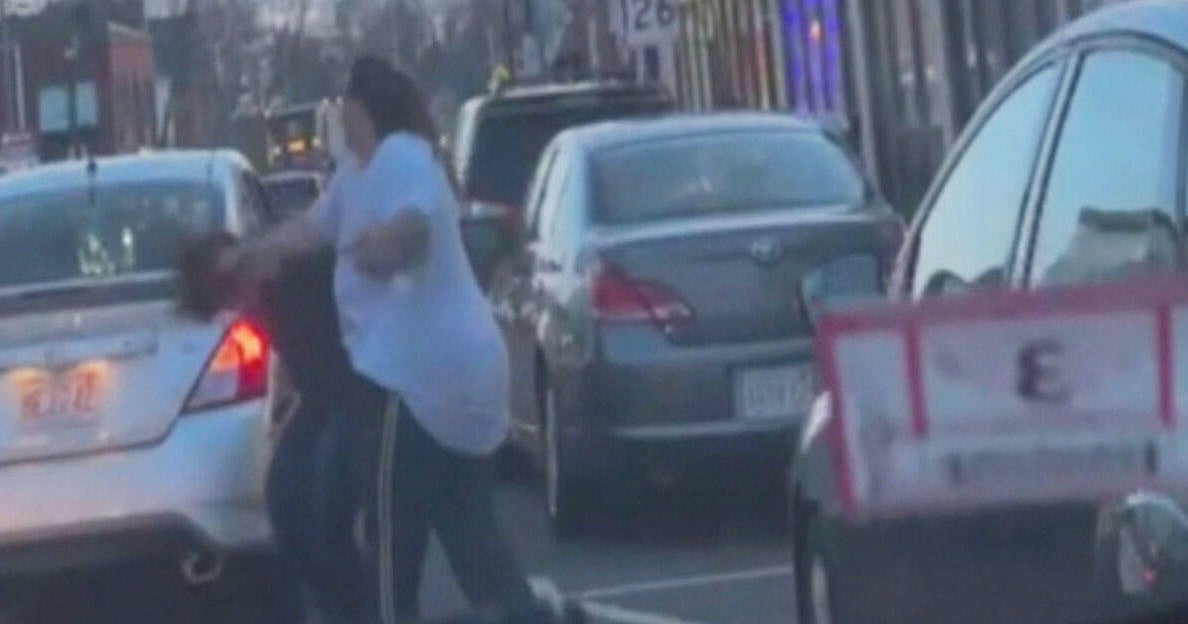 Woman accused of using car key in brutal road rage attack on immigrant ...