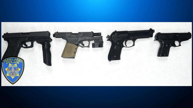 guns seized in Oakland armed robberies arrests 