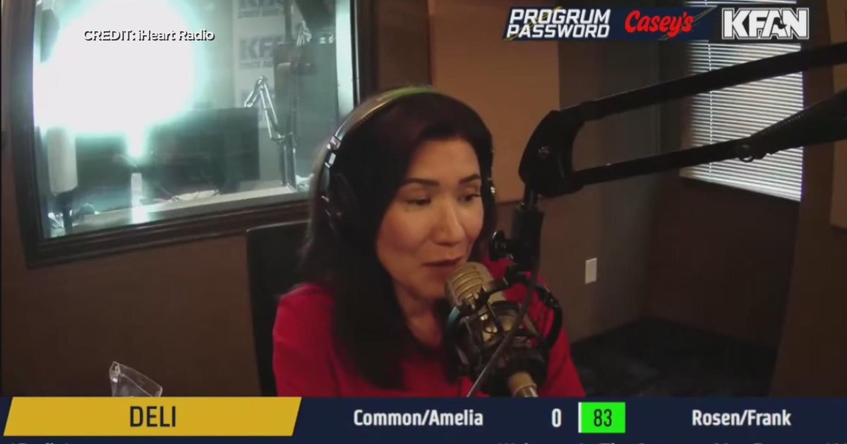 Frank and Amelia play Progrum Password on KFAN CBS Minnesota