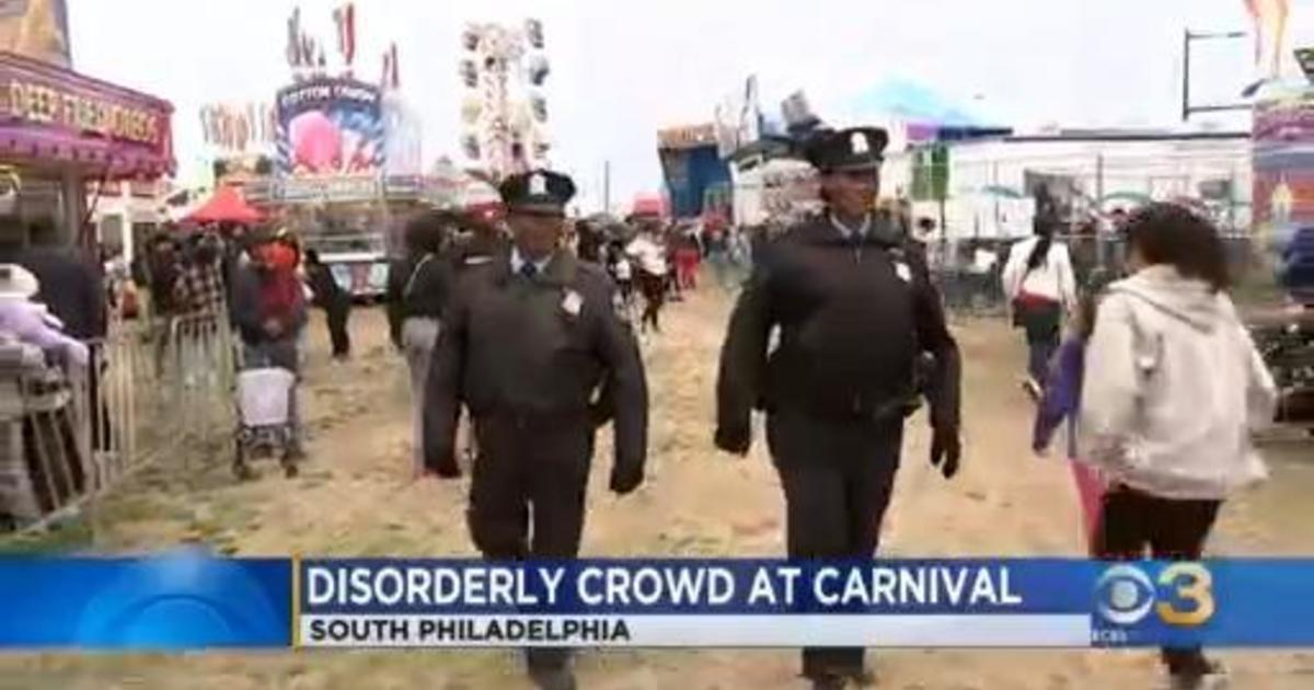Disorderly crowd at carnival in South Philadelphia CBS Philadelphia
