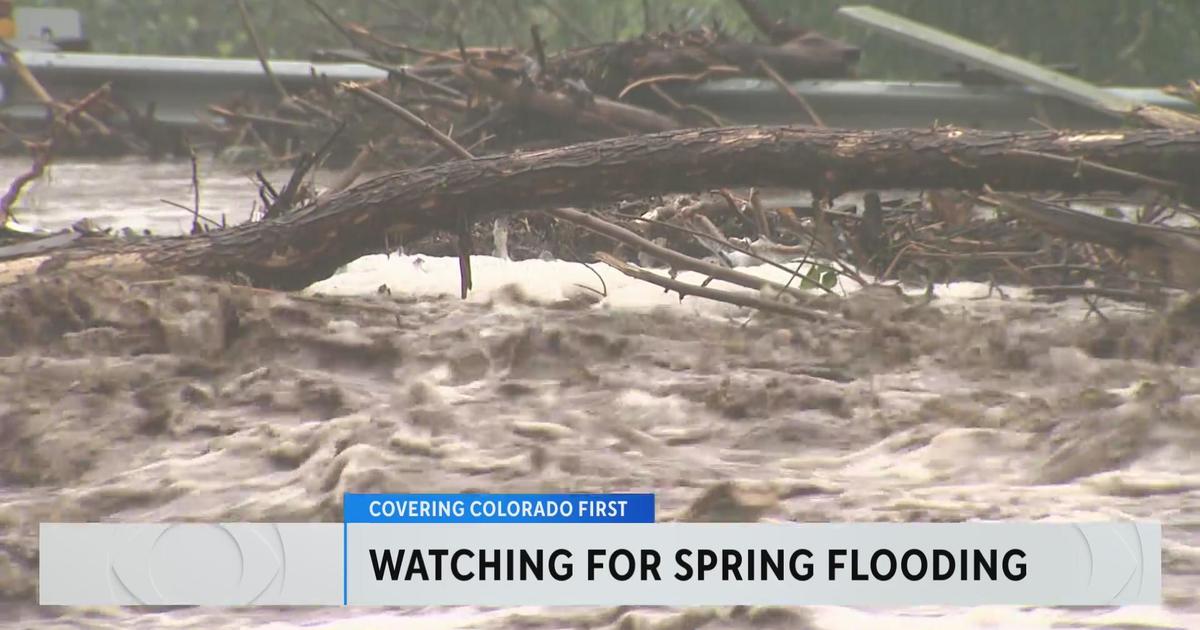 Above Average Snowpack Could Mean Above Average Flooding Risk Cbs Colorado