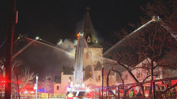 Cambridge church fire 