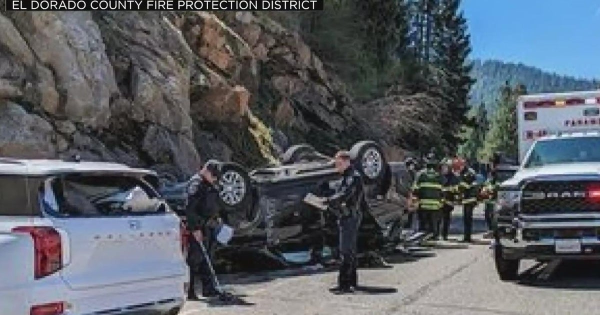 Rollover crash on Hwy. 50 near Pollock Pines injures several people
