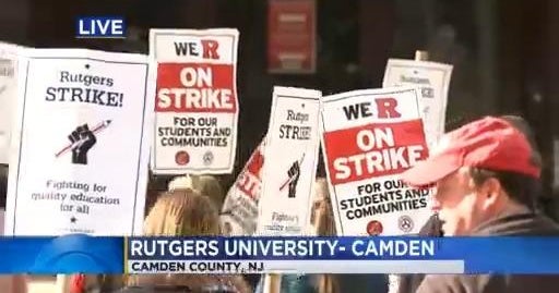 No contract for 10 months: Why Rutgers faculty are striking - CBS ...
