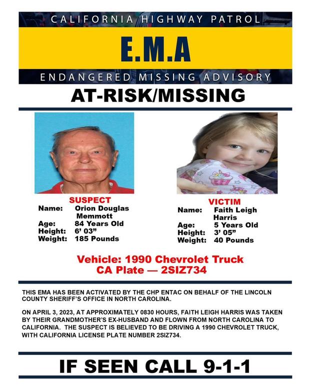 CHP is searching for a suspect who took a child and may be traveling to Butte County 