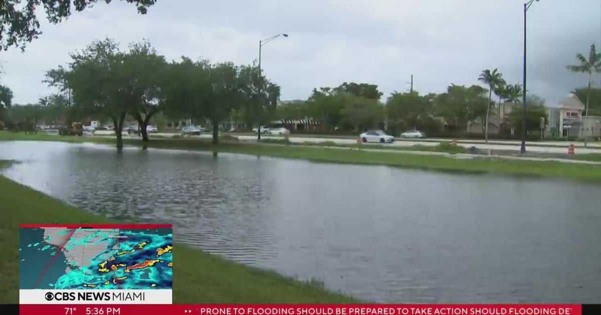 Parched ground in Broward County has minimized flooding woes so significantly