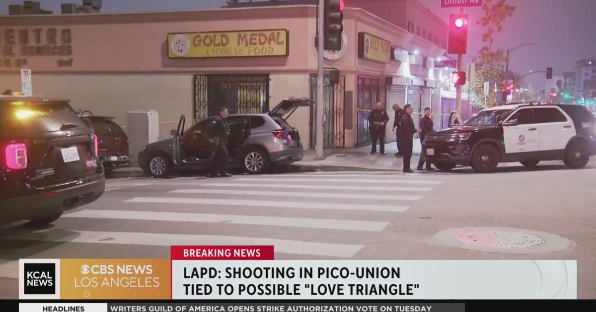 Pico-Union shooting spurred by 'love triangle' dispute, LAPD says - CBS ...