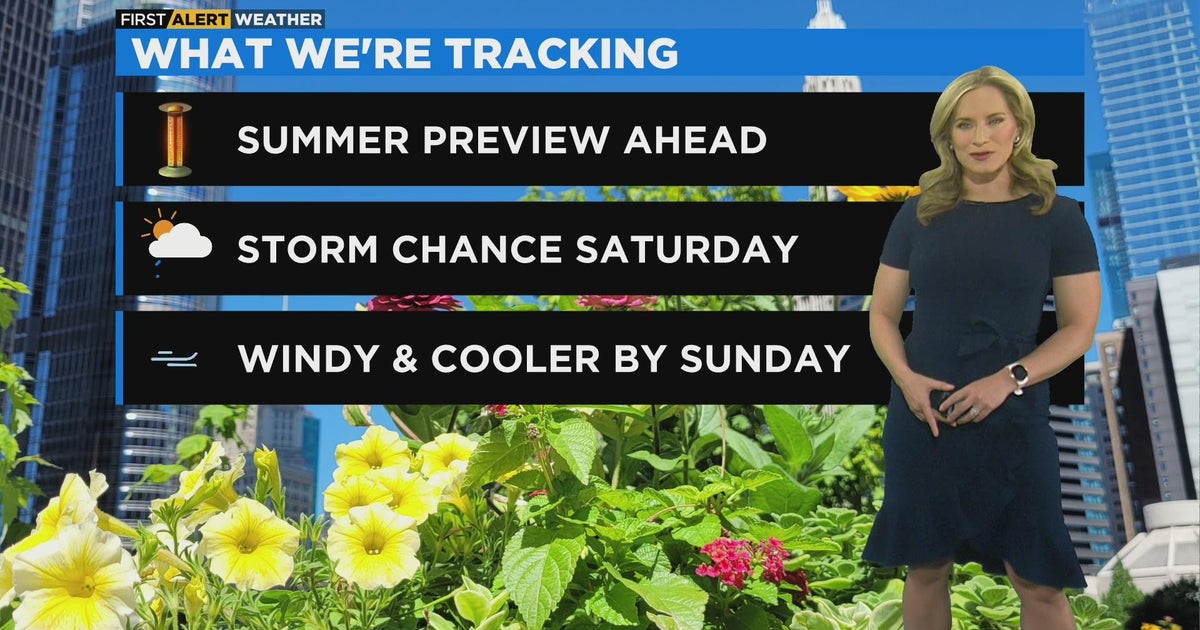 Chicago First Alert Weather: Highs in the upper 70s - CBS Chicago