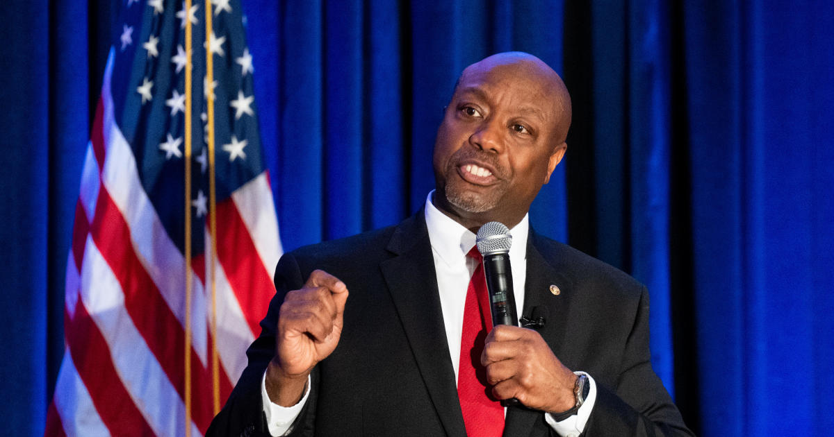 Tim Scott declines to say whether he'd back the 2024 GOP presidential