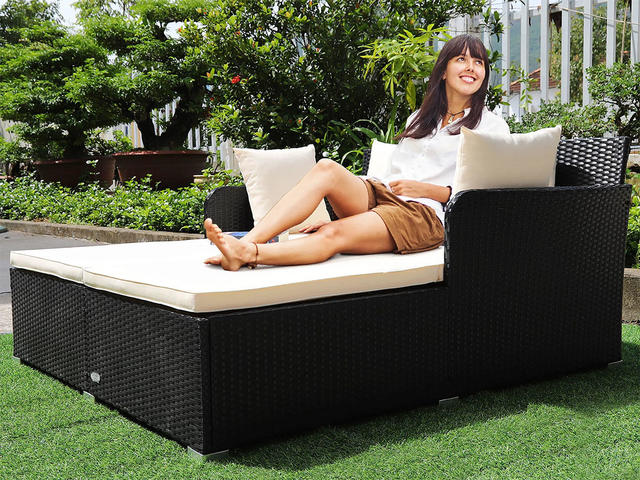 This Stylish Wicker Patio Set Keeps Selling Out—Here's Why We Love It