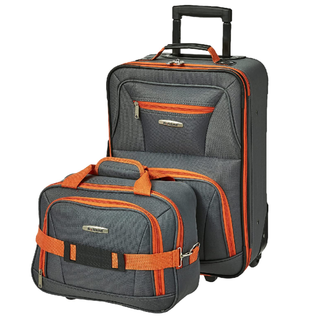 Rockland London 3-Piece Hardside Spinner Luggage Set, Gold F190-GOLD - The  Home Depot