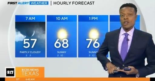 Cool temps and mostly sunny skies for North Texas this morning CBS Texas