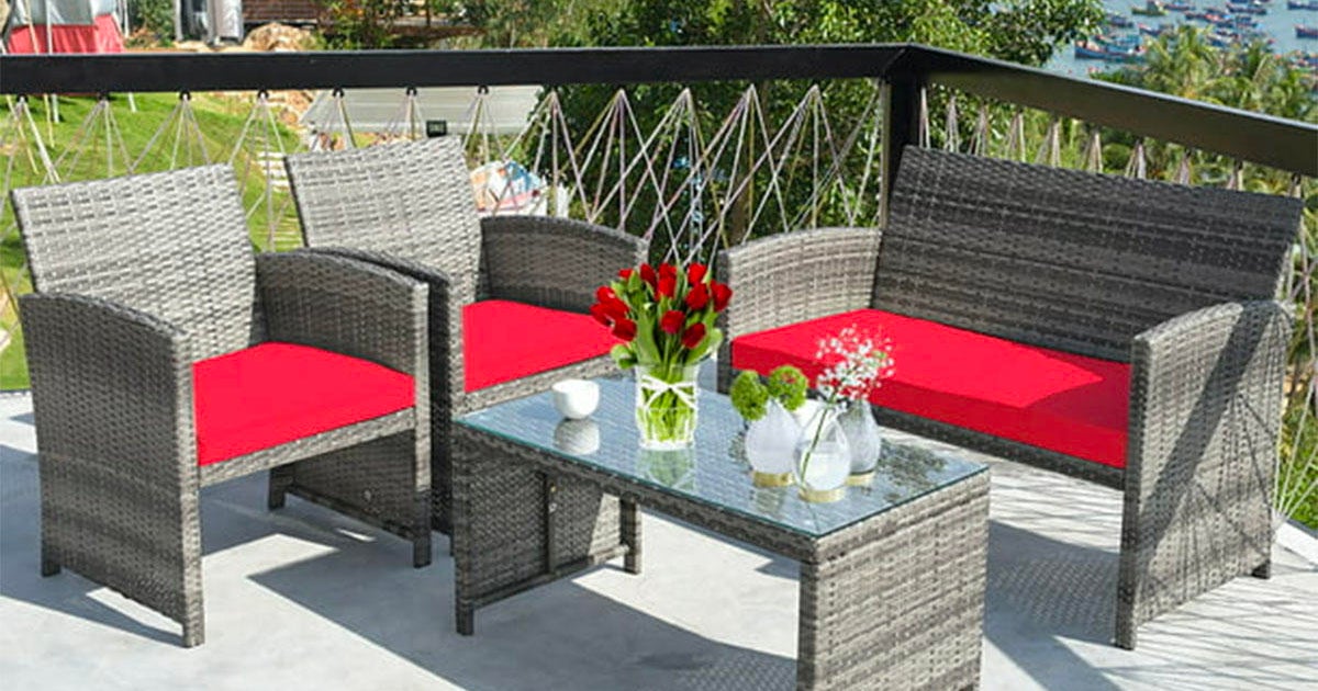 Walmart is practically giving away this 4-piece outdoor patio furniture set for $190 (it's actually nice) - Vimarsana News