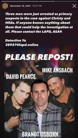 David Pearce, Brandt Osborn and Mike Ansbach