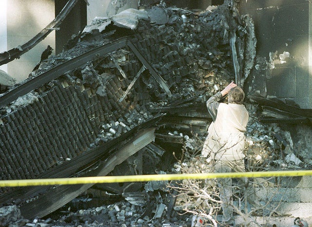 Semi Truck Rams California Capitol Building 