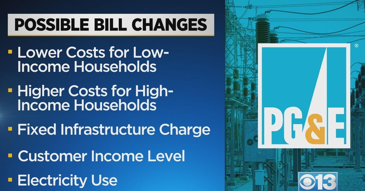 PG&E considers restructuring how residential customers are billed - CBS ...