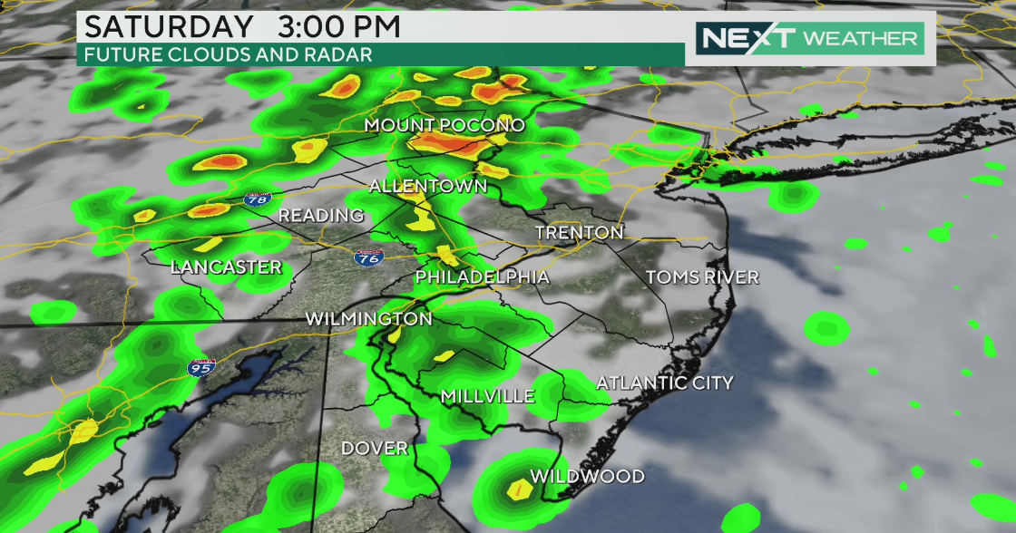 NEXT Weather Saturday P.M. rain chances, warmth returns Sunday CBS Philadelphia