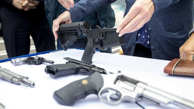 Los Angeles Police Department Hosts Gun Buyback Event 