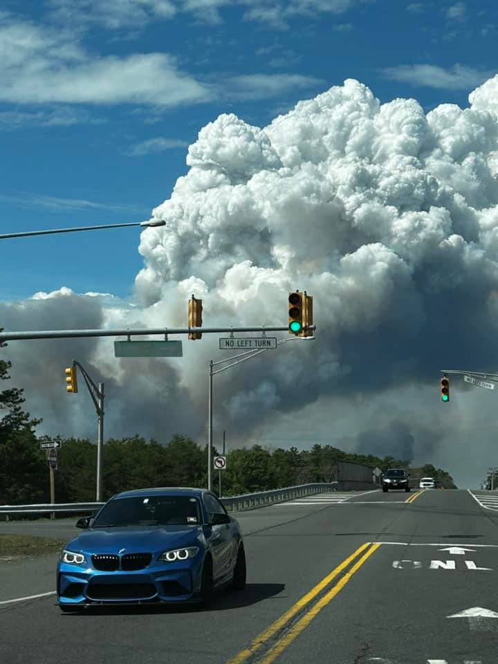 Wildfire in Little Egg Harbor Township 100% contained - CBS Philadelphia