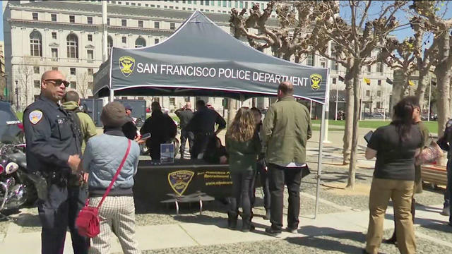 SFPD Booth at Job Fair 