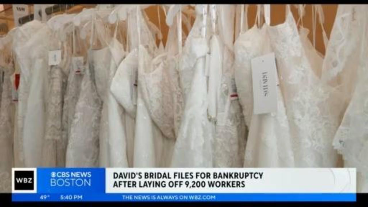 David's Bridal bankruptcy sparks jitters among brides-to-be: 'I am a little  freaked out' - CBS Boston