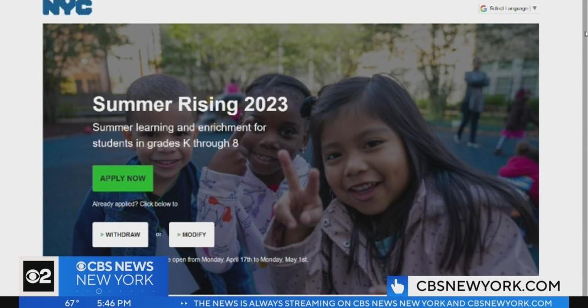 NYC Summer Rising program enrollment opens CBS New York