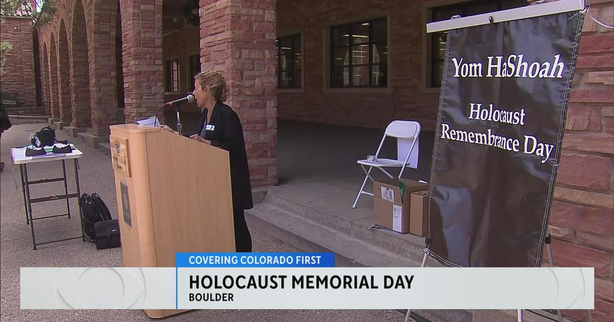 Holocaust Memorial Day observed at CU Boulder CBS Colorado