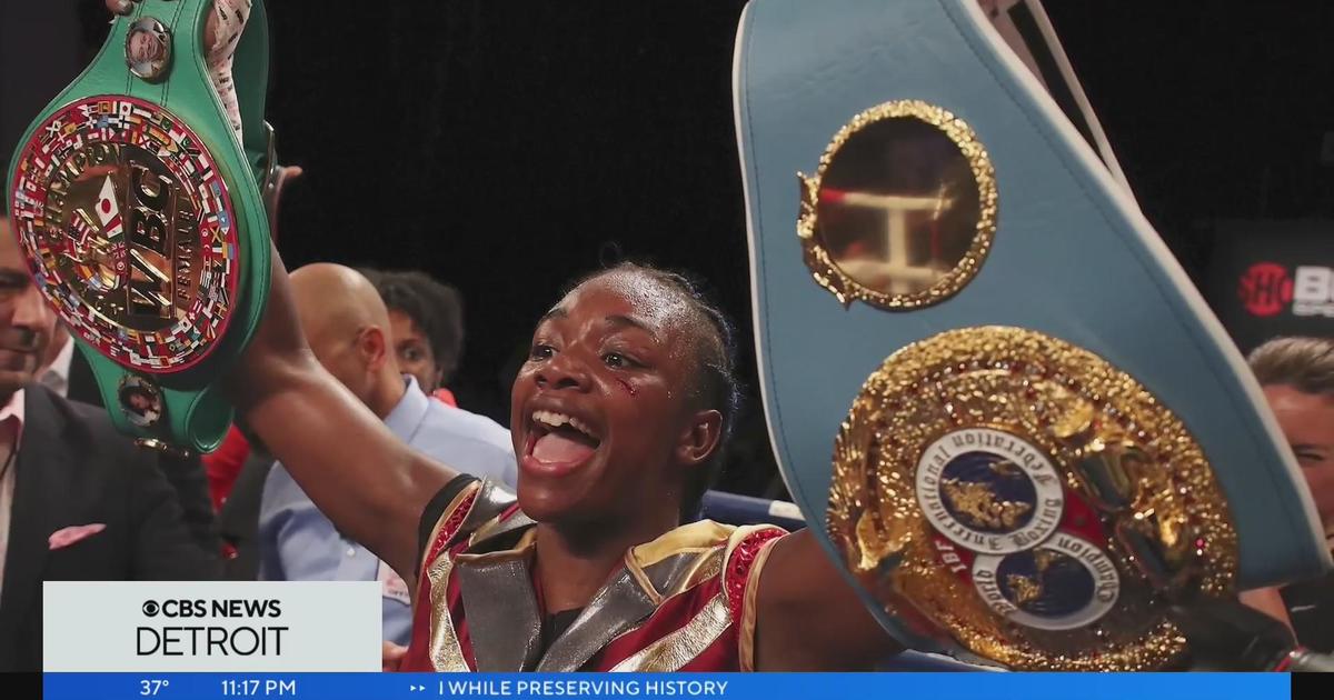 One-on-one with undisputed middleweight champion Claressa Shields - CBS  Detroit
