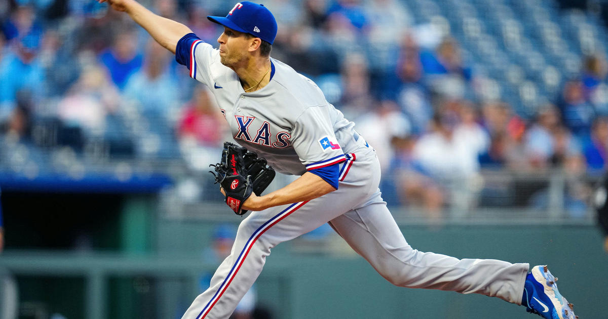 Rangers blank Royals 4-0 after deGrom exits with sore wrist - CBS Texas