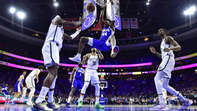 APTOPIX Nets 76ers Basketball 