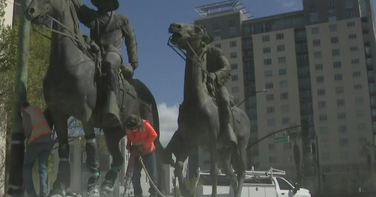 Removal process begins for controversial San Jose statue of Thomas Fallon