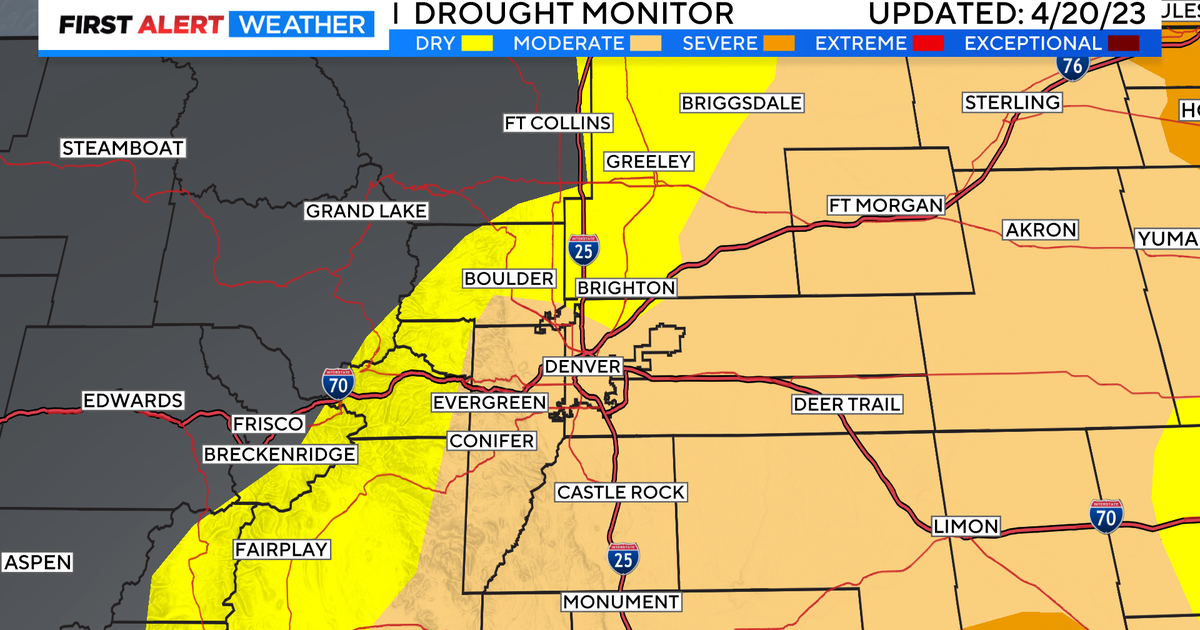 Colorado Weather: Drought worsens for Denver Metro Area - CBS Colorado