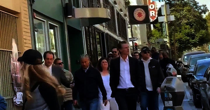 Gov. Newsom makes surprise visit to San Francisco's crimeridden