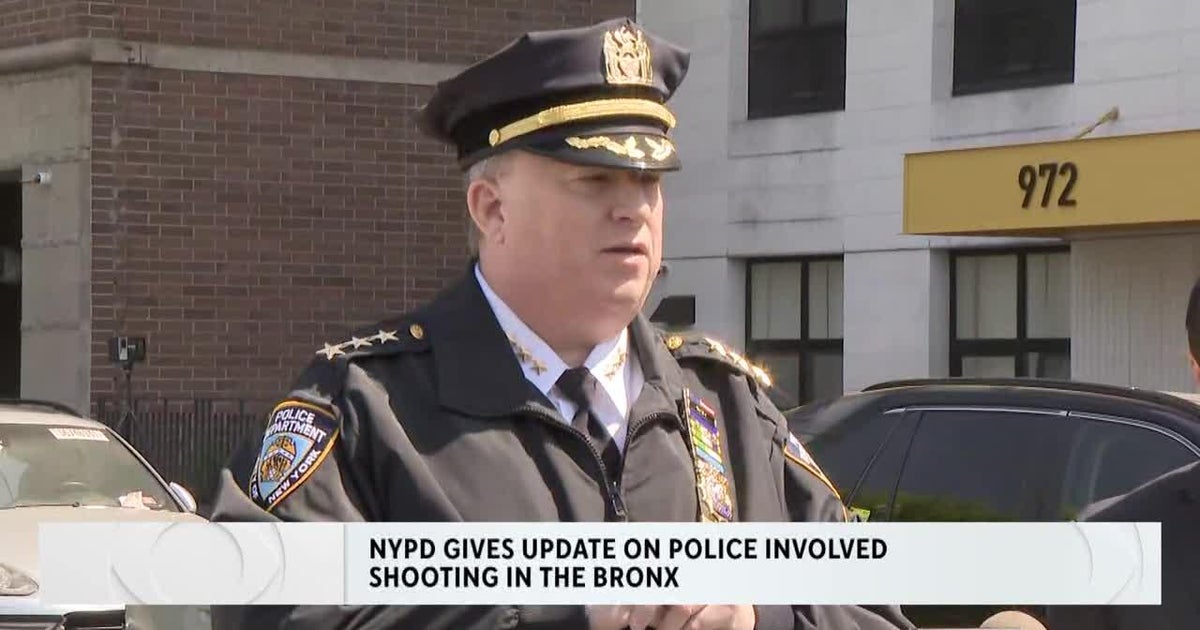NYPD update on police-involved shooting in the Bronx - CBS New York