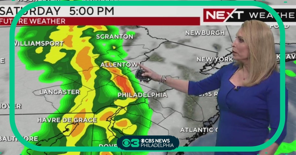 NEXT Weather: Tracking Saturday P.M. storm impacts, timing - CBS ...