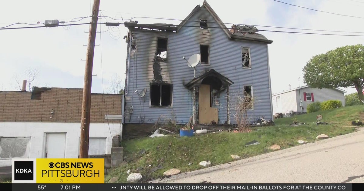 3 hospitalized after house fire in Midway - CBS Pittsburgh